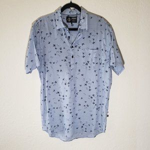 Indigo Star Blue Birds Mens Sz M